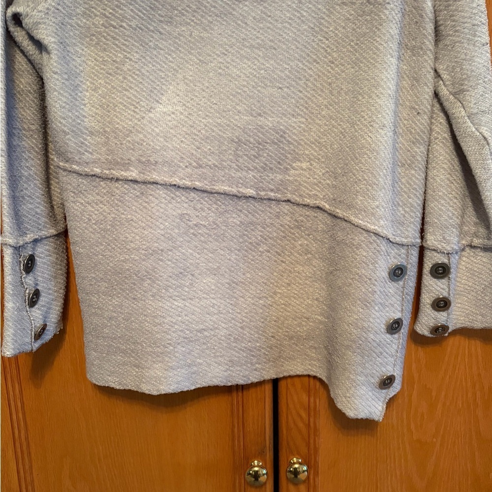 Soft Surroundings Light Gray Cowl Neck Sweater size XL - Picture 3 of 8